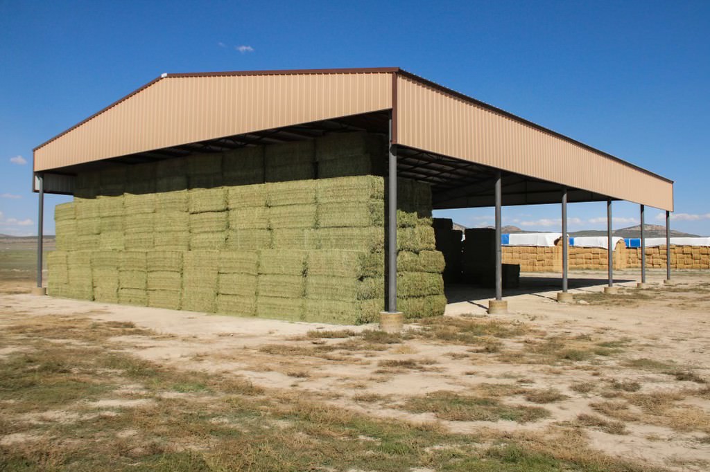 Deep Creek Alfalfa hay storage facility
